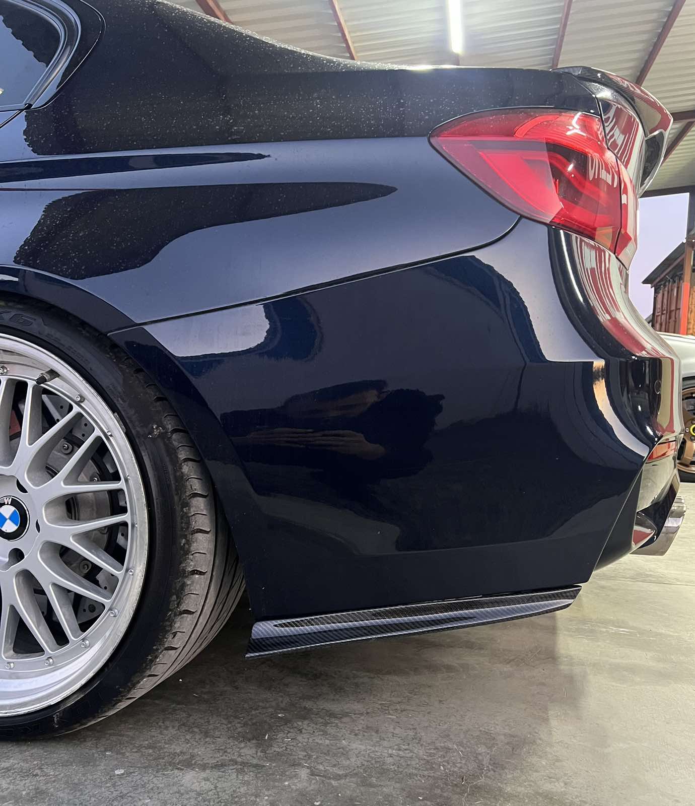 BMW F80 M3 F30 Carbon Rear Side Fins