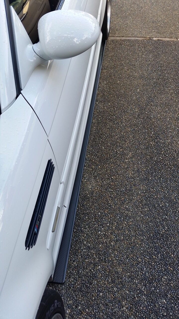 BMW E46 Fold Up Side Skirts extensions
