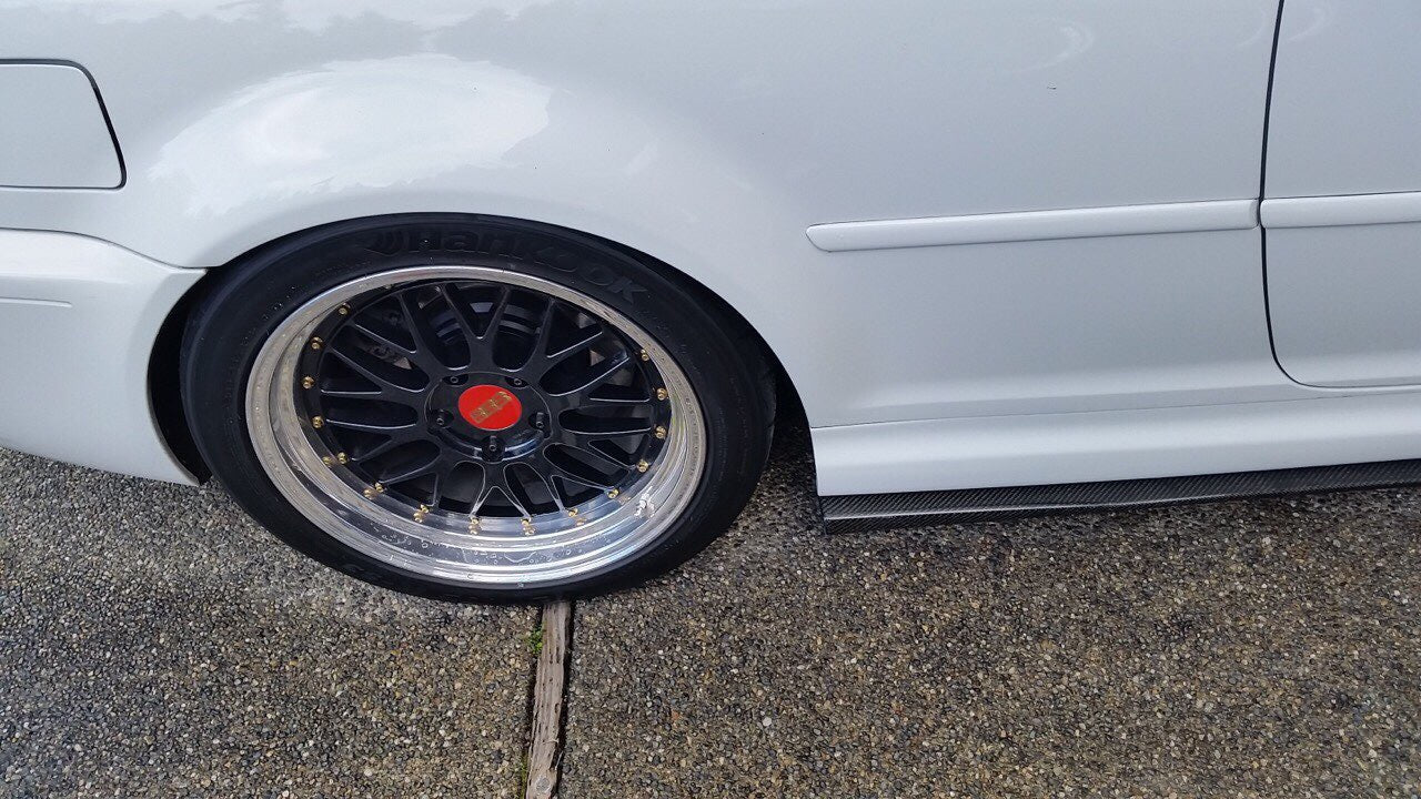 BMW E46 Fold Up Side Skirts extensions