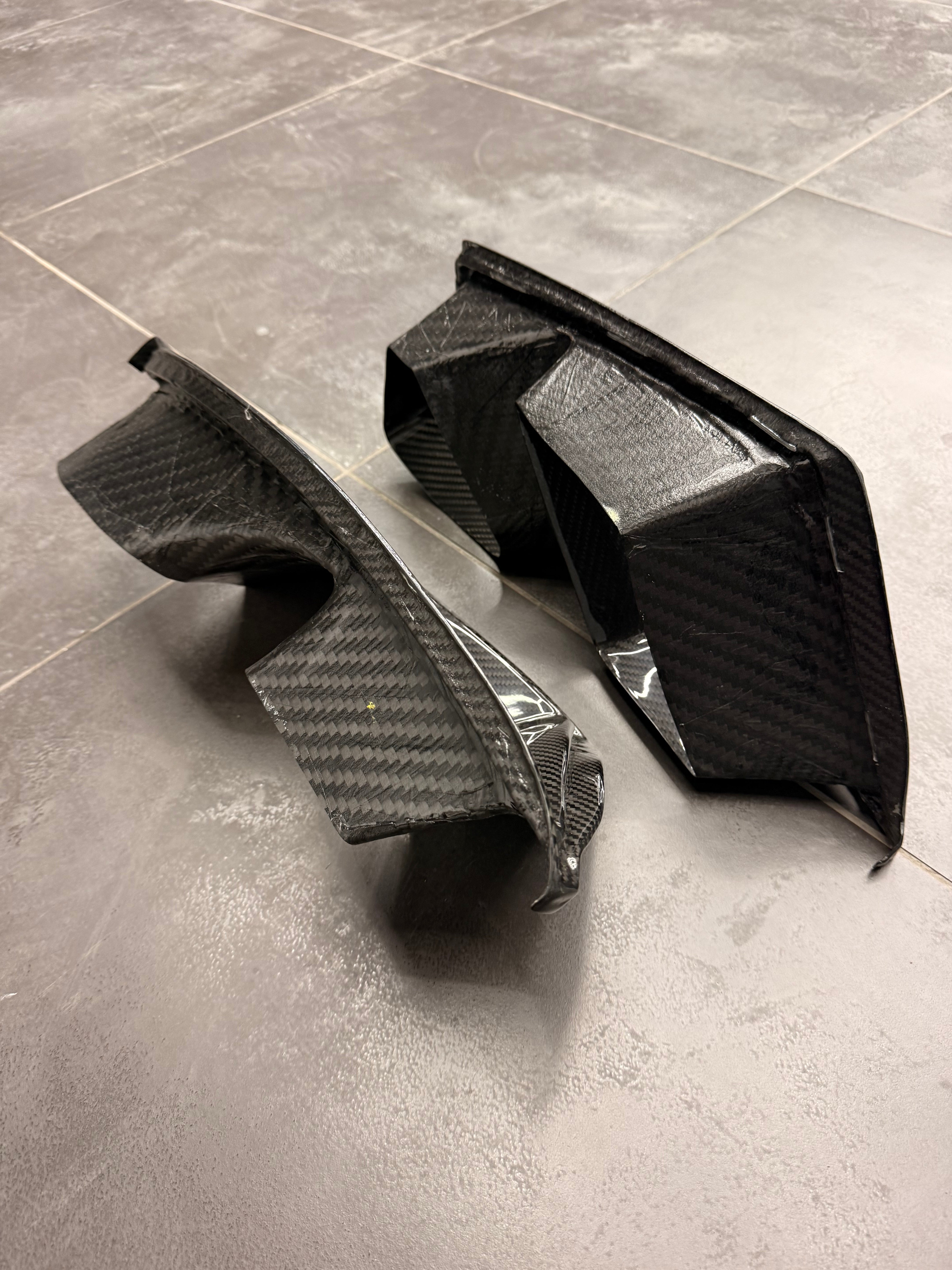 G80 G82 M3 M4 Dry Carbon Fiber Front Air Ducts