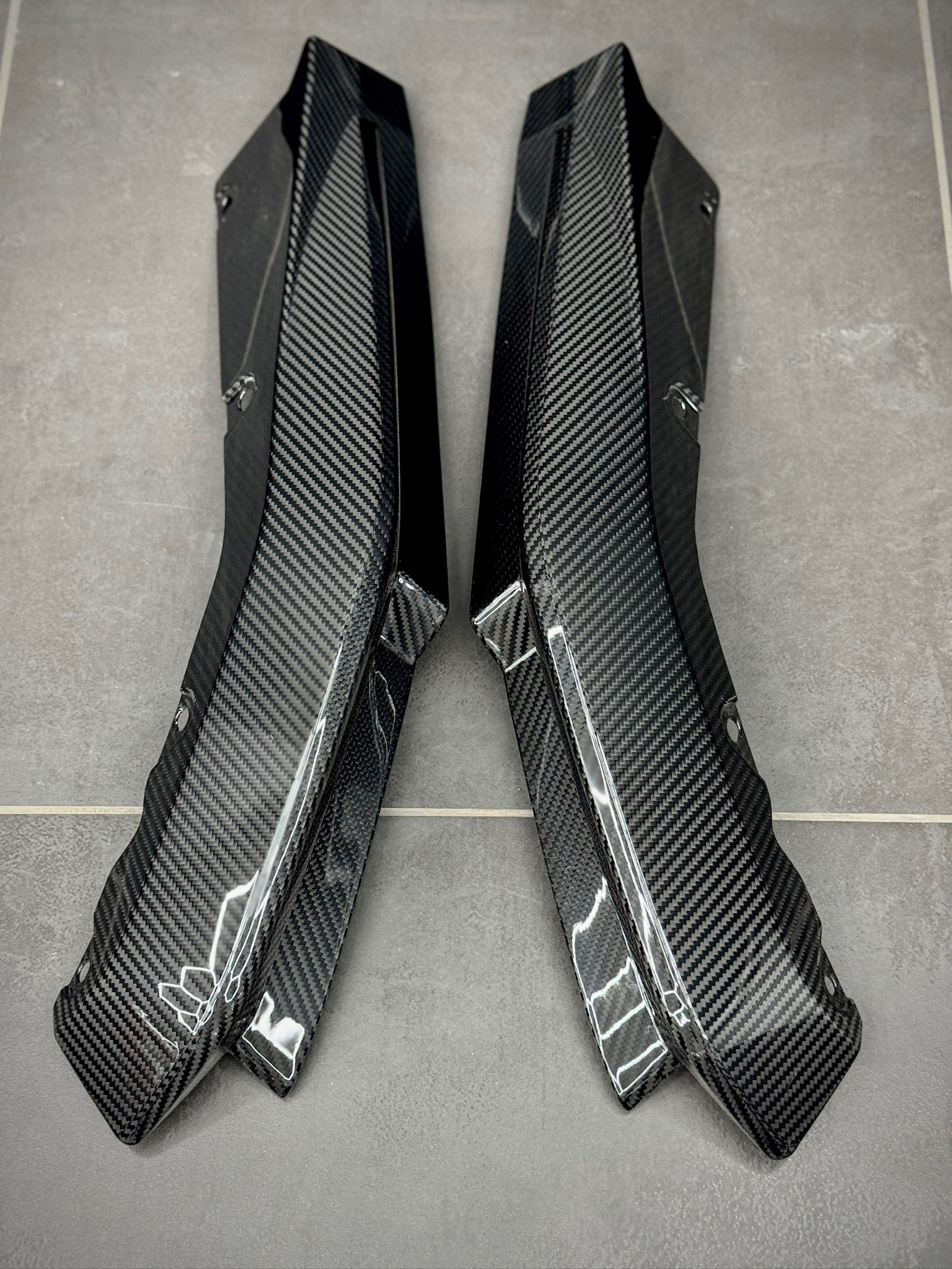 G82 M4 Rear Bupmer Splitters Canard Fins