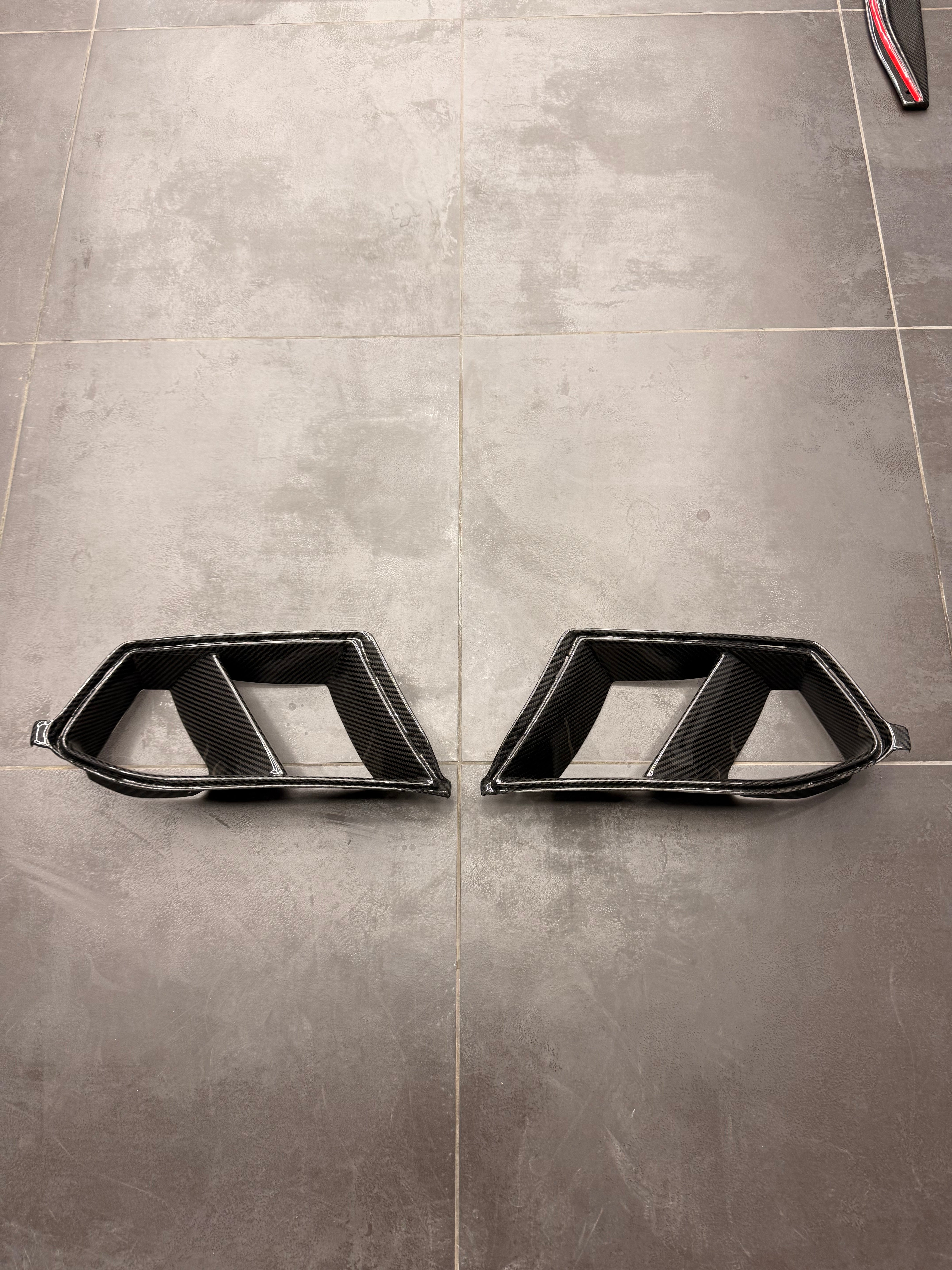G80 G82 M3 M4 Dry Carbon Fiber Front Air Ducts