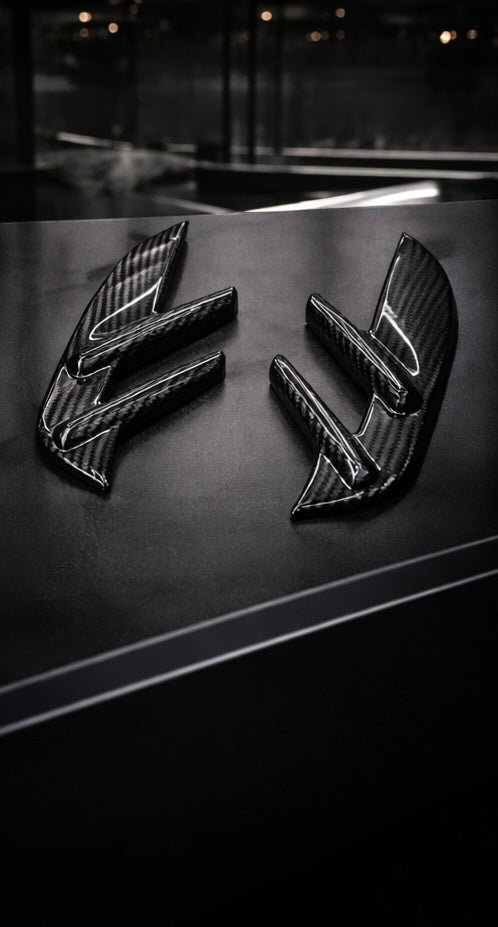 BMW G80 G81 M3 G82 G83 M4 Side Fender Badge Covers