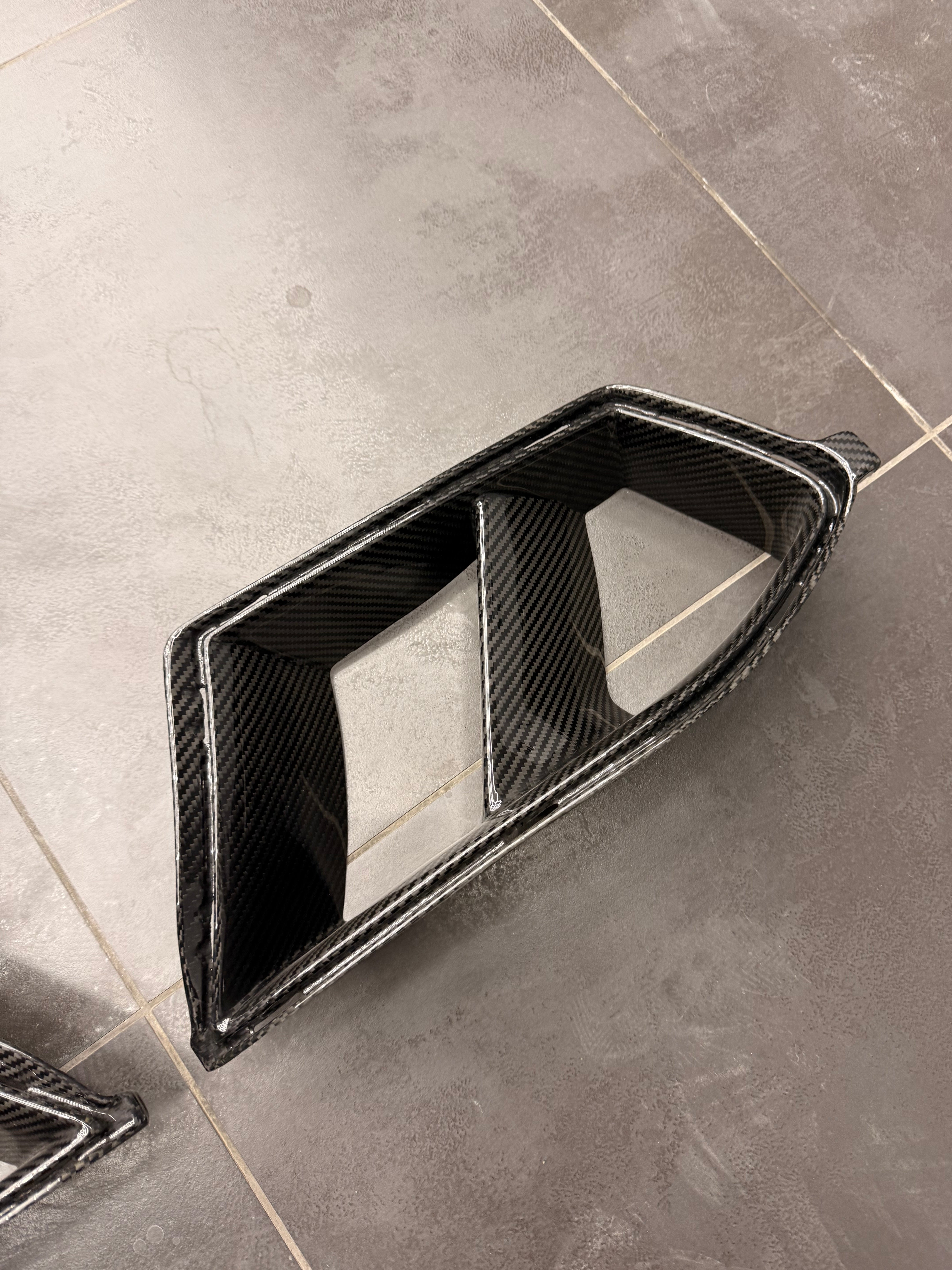 G80 G82 M3 M4 Dry Carbon Fiber Front Air Ducts