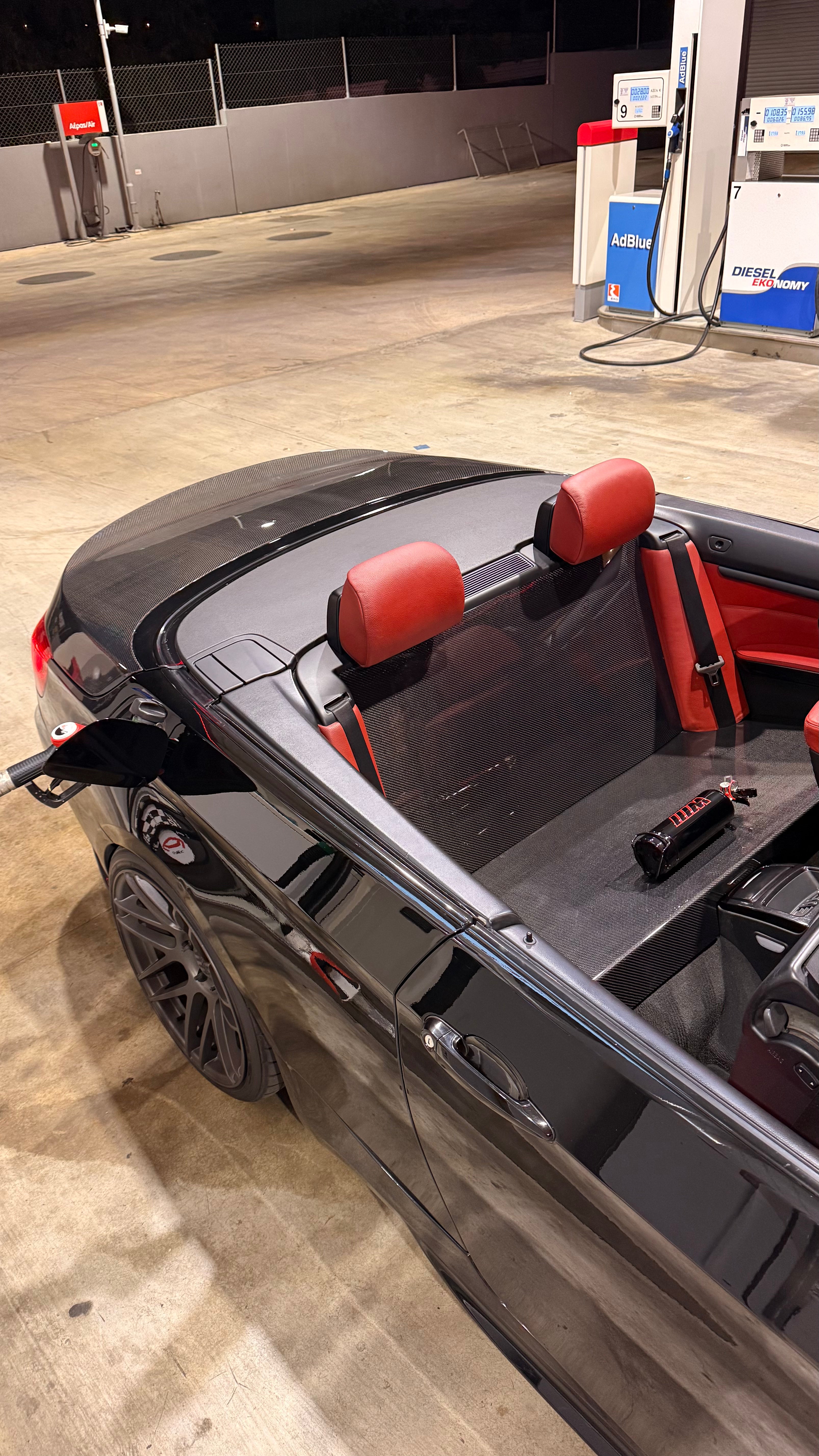 BMW E93 Rear Seats Delete