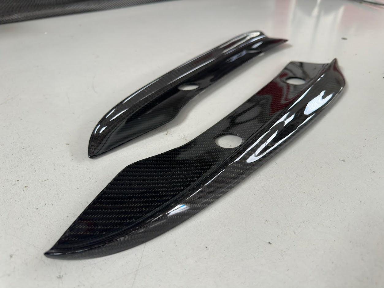 BMW E92-E93 Rear Bumper Carbon Spats Fins