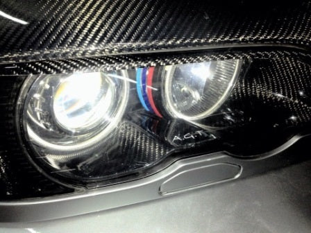 BMW E46 Headlight inner Carbon Fiber
