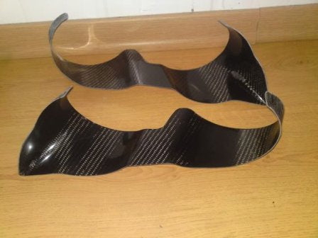 BMW E46 Headlight  inner Carbon Fiber