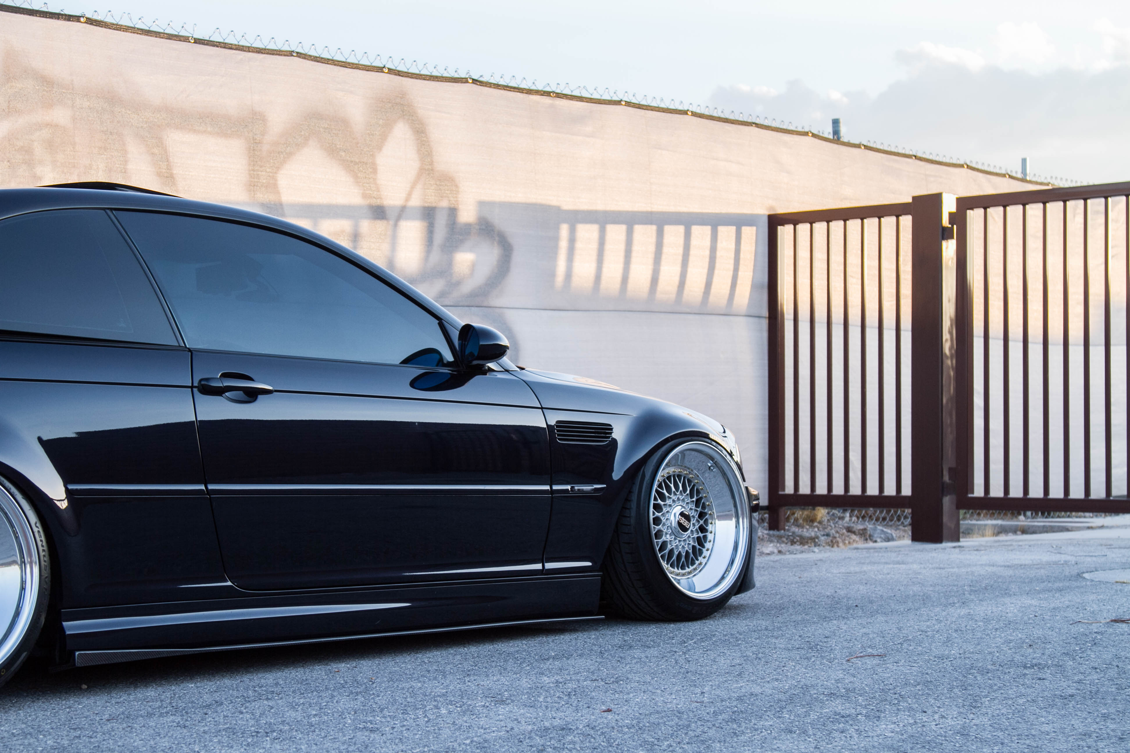 BMW E46 Fold Up Side Skirts extensions