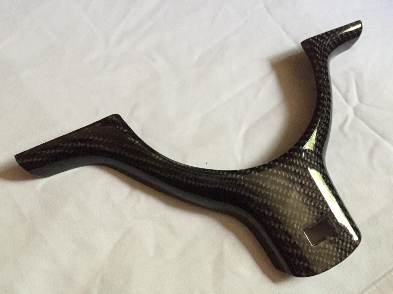 BMW E46 Carbon Fiber Steering Wheel Lower Trim