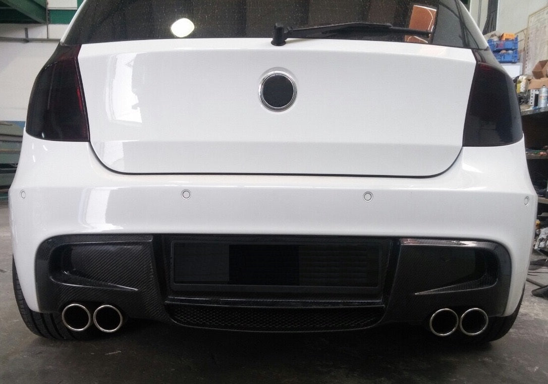 BMW E87 Rear Diffuser (for 1 or 2 exhaust holes)