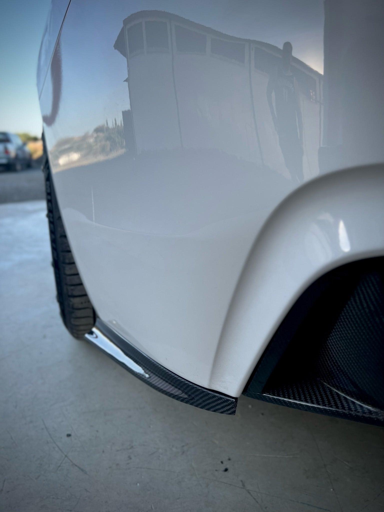 BMW F32 F33 rear Spats fins carbon