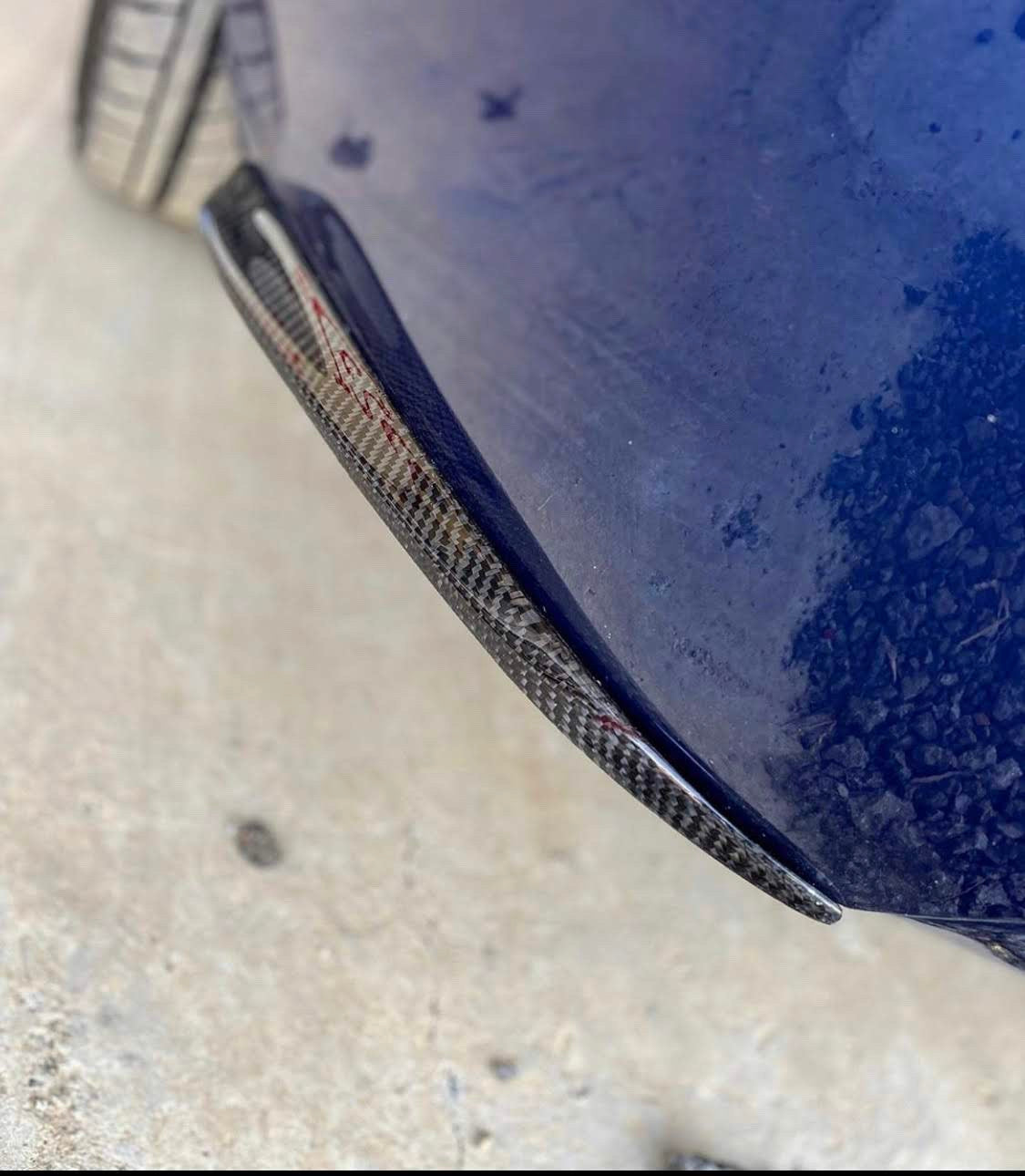 BMW E92-E93 Rear Bumper Carbon Spats Fins