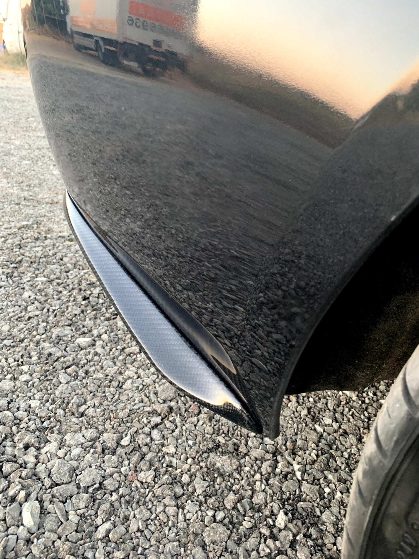 BMW E92-E93 Rear Bumper Carbon Spats Fins