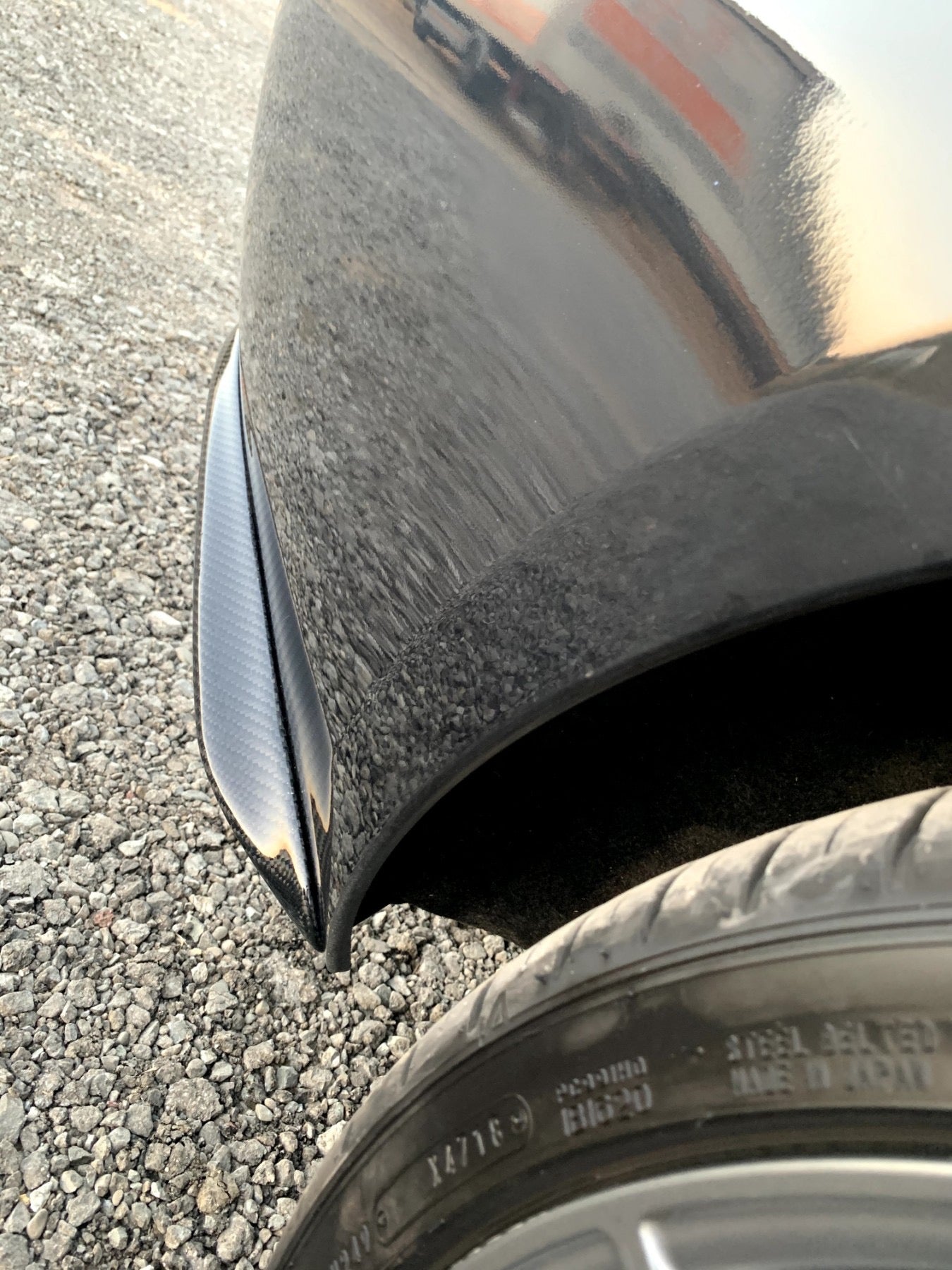 BMW E92-E93 Rear Bumper Carbon Spats Fins