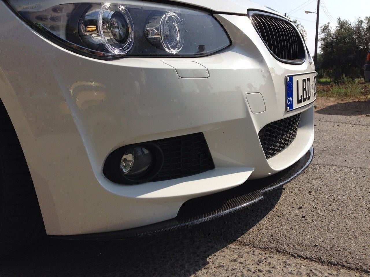 BMW E92-E93 Front Splitter for M Sport Front Bumper, Pre LCI & LCI