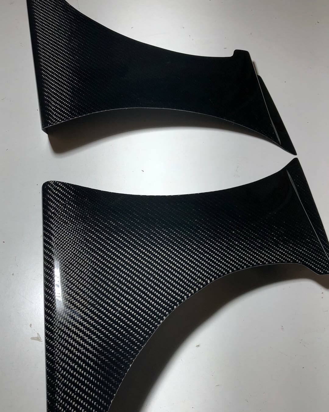 Universal Carbon Side Fenders - Carbon Big Canards