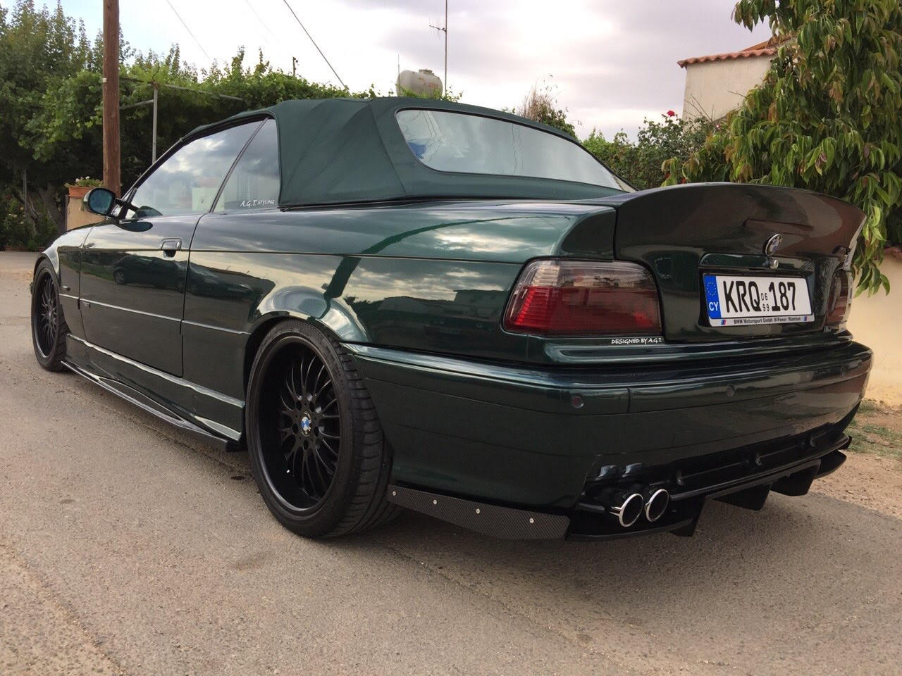 BMW E36 AGT Fold up Side Skirts