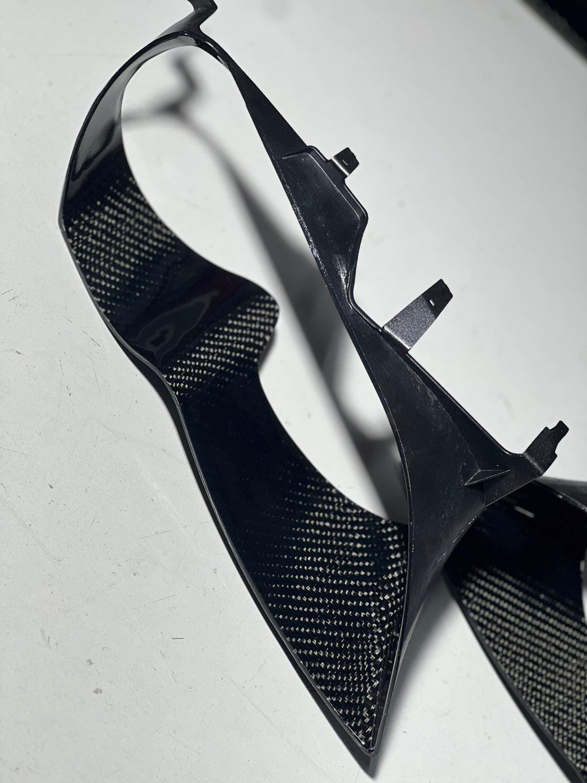 BMW E46 Headlight inner Carbon Fiber