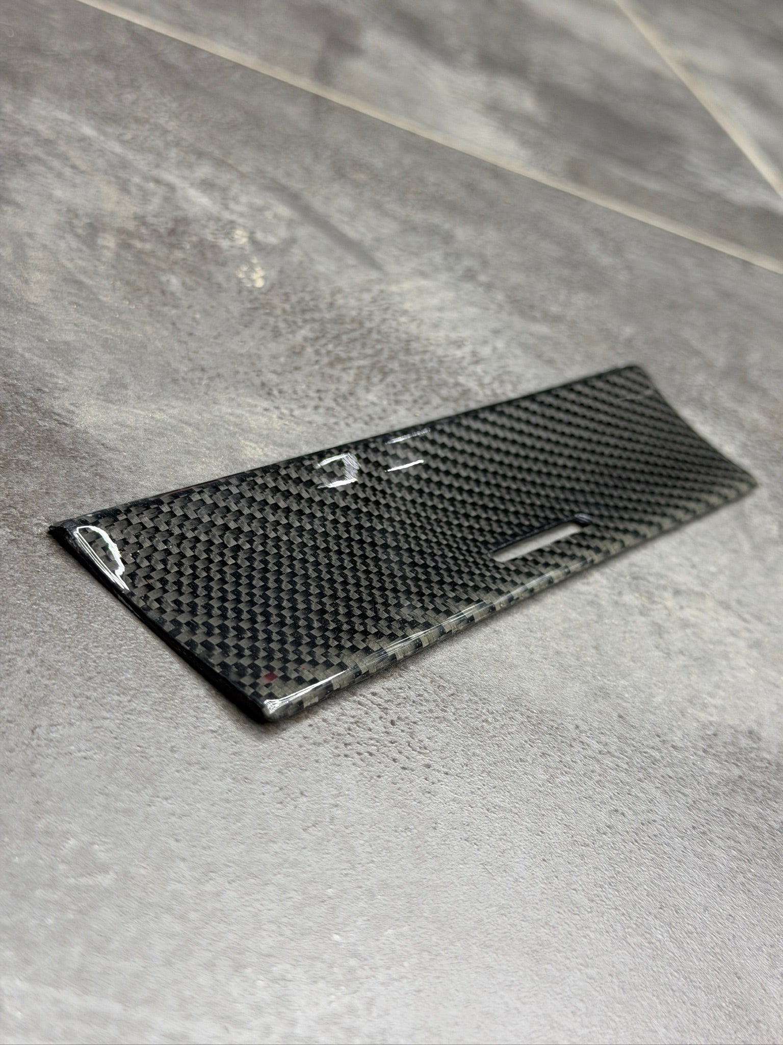 BMW E46 Carbon Fiber Ashtray Door Cover RHD or LHD