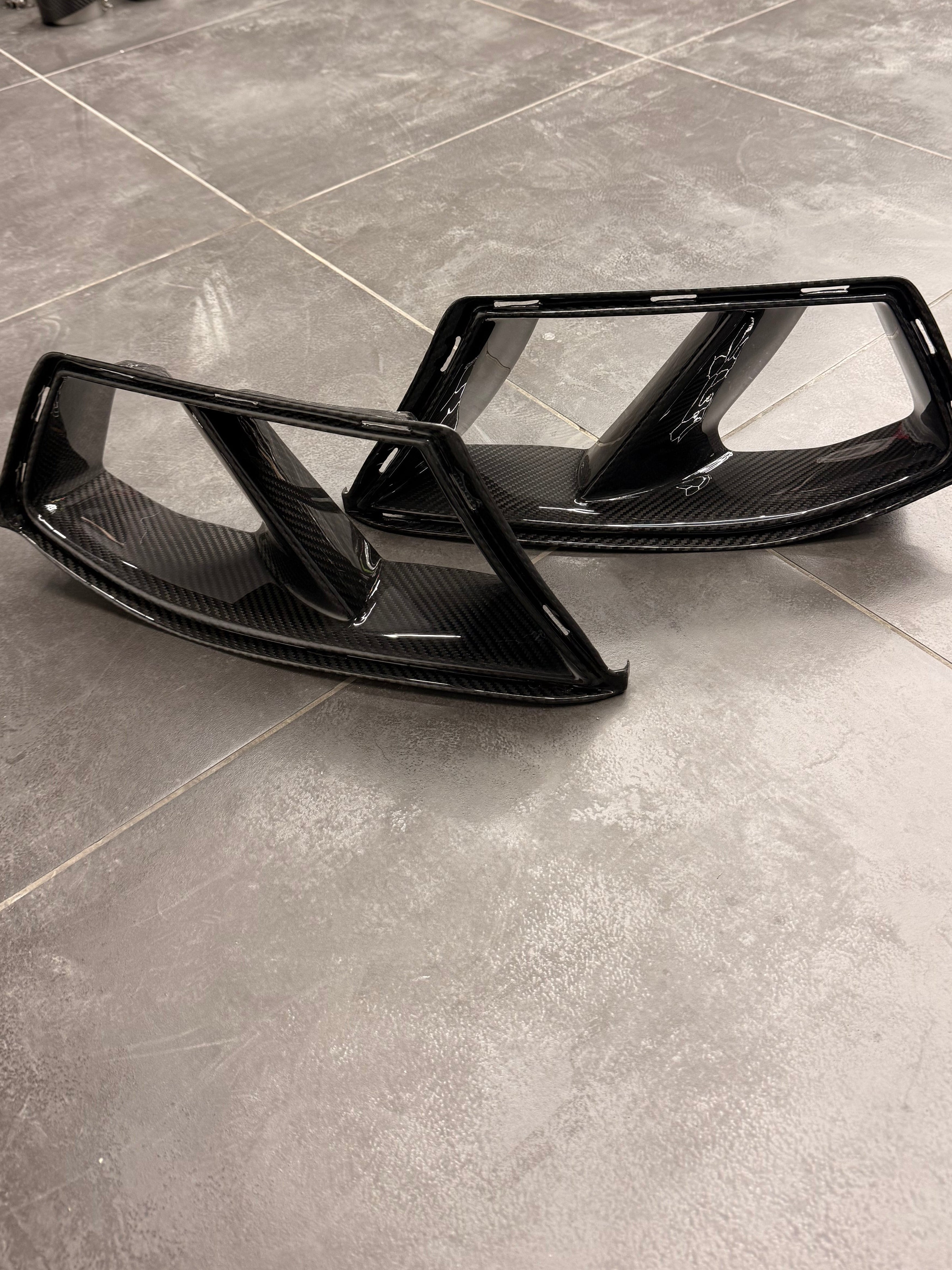 G80 G82 M3 M4 Dry Carbon Fiber Front Air Ducts