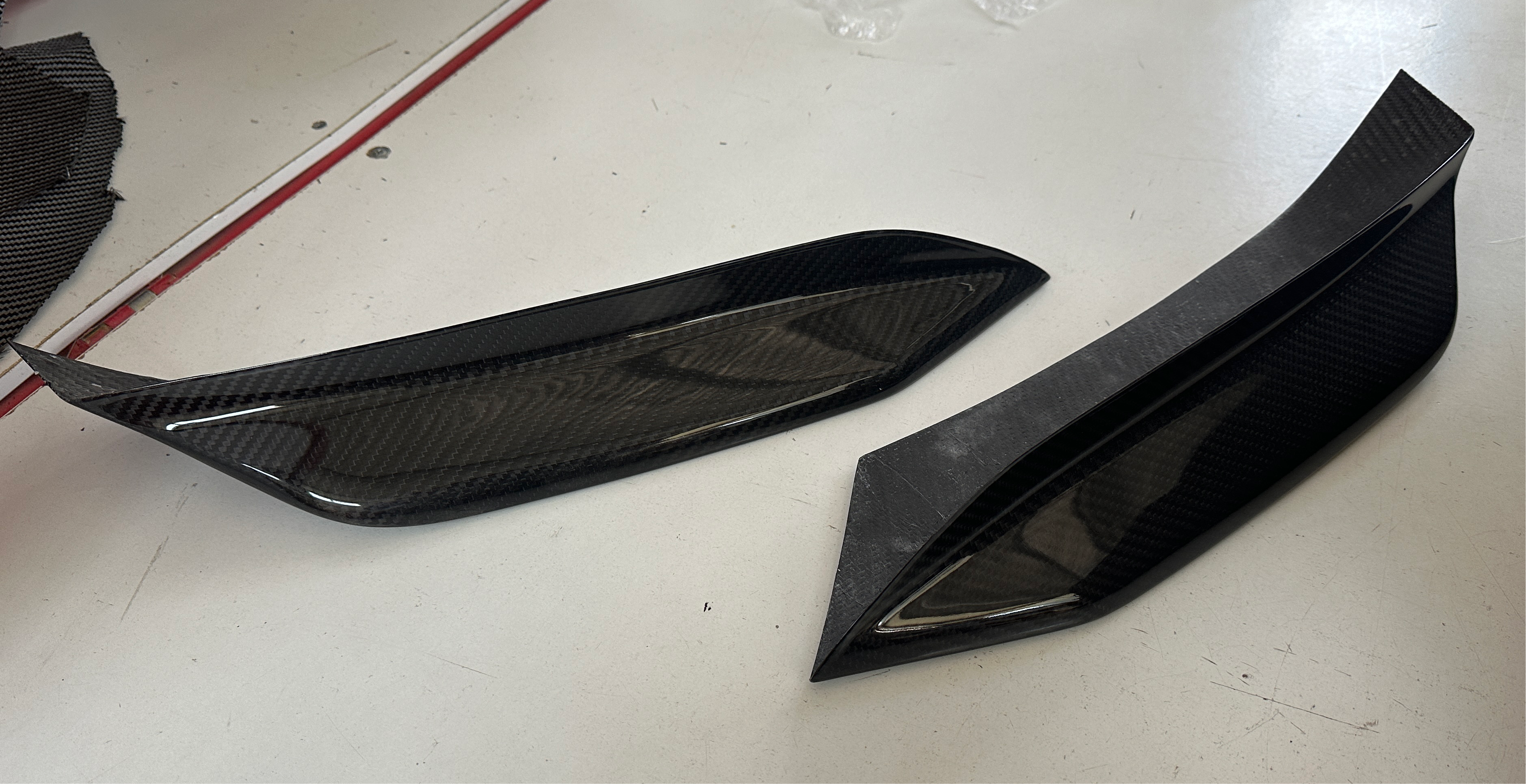 BMW M4 F80 M3 F82 F83 Front Bumper Upper Canards Carbon Fibre