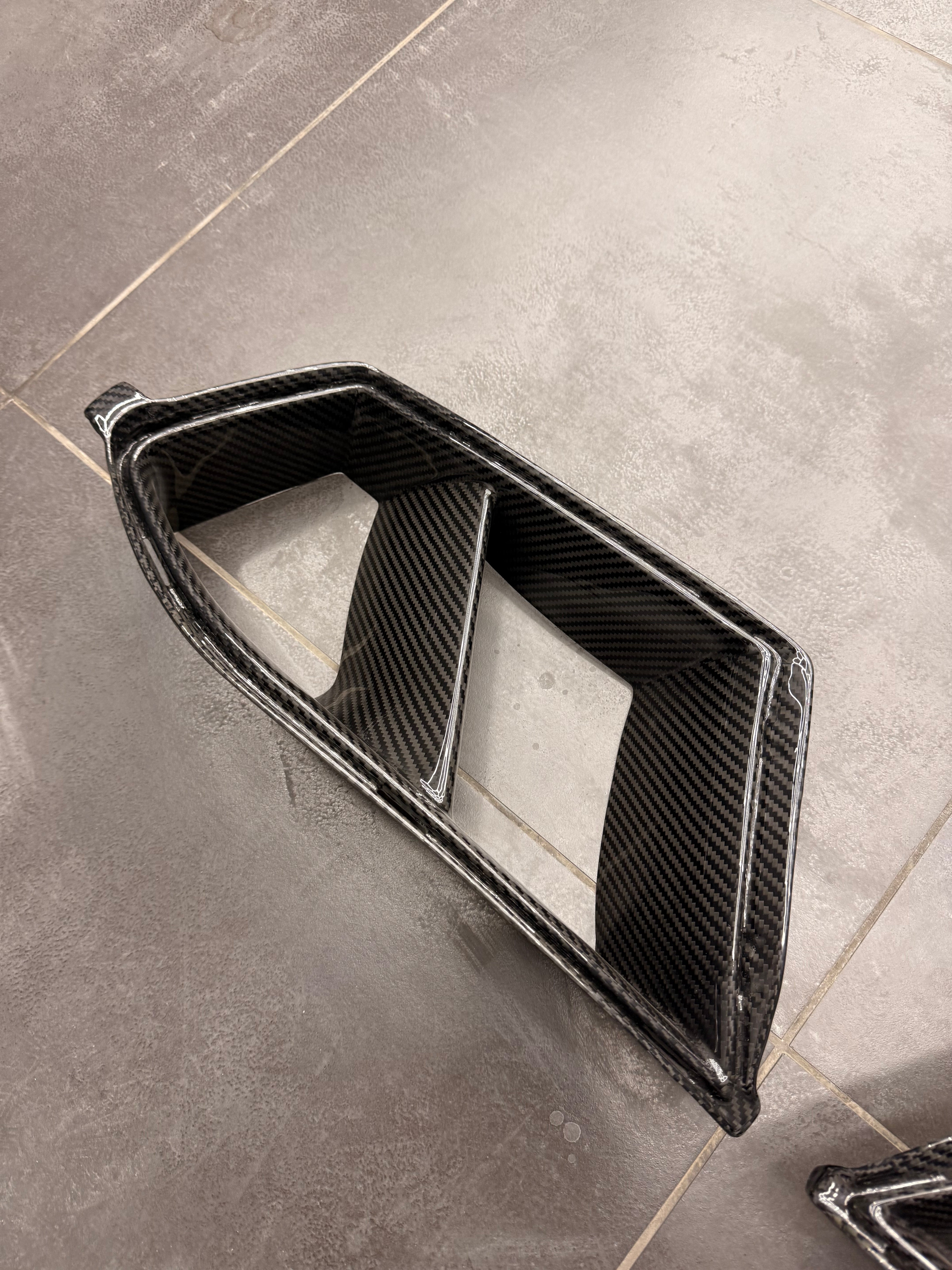 G80 G82 M3 M4 Dry Carbon Fiber Front Air Ducts