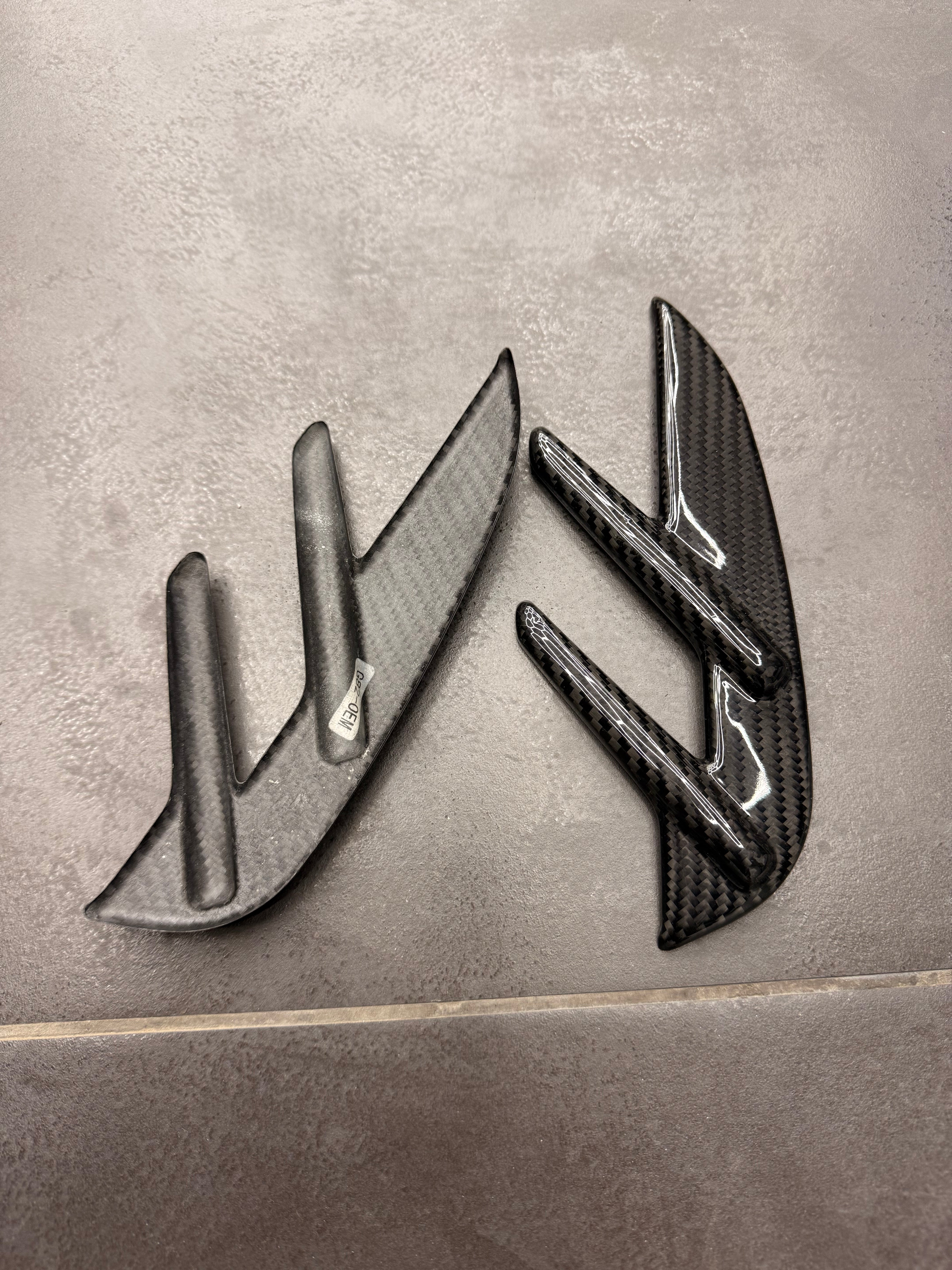 BMW G80 G81 M3 G82 G83 M4  Side Fender Badge Covers
