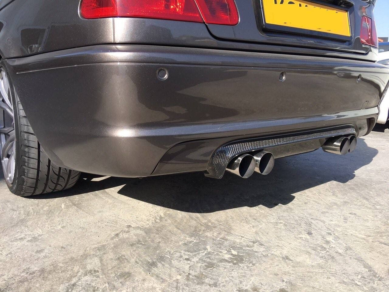 BMW E46 Rear CSL Diffuser for M-sport Coupe & Cabrio