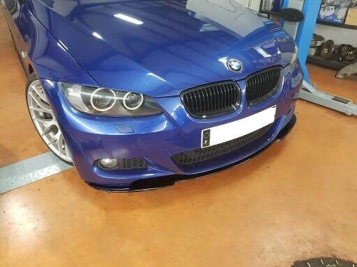 BMW E92-E93 Front Splitter for M Sport Front Bumper, Pre LCI & LCI