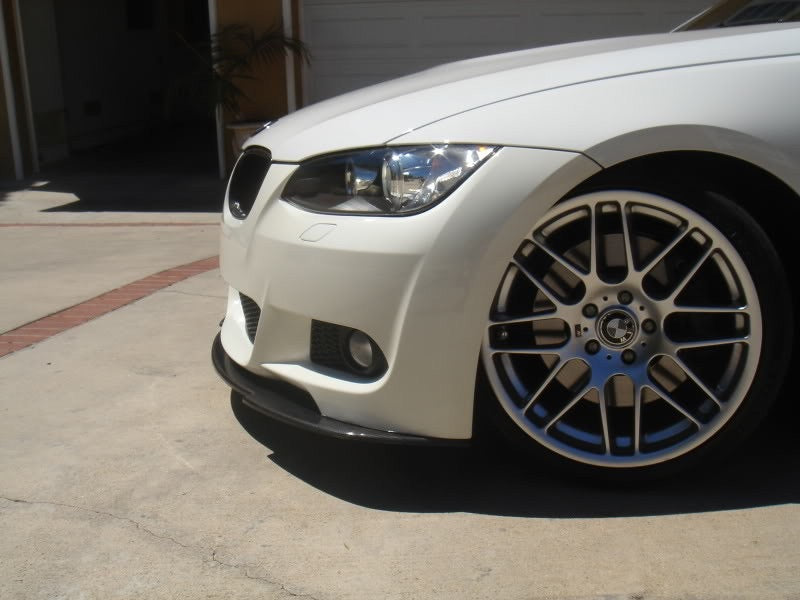 BMW E92-E93 Front Splitter for M Sport Front Bumper, Pre LCI & LCI