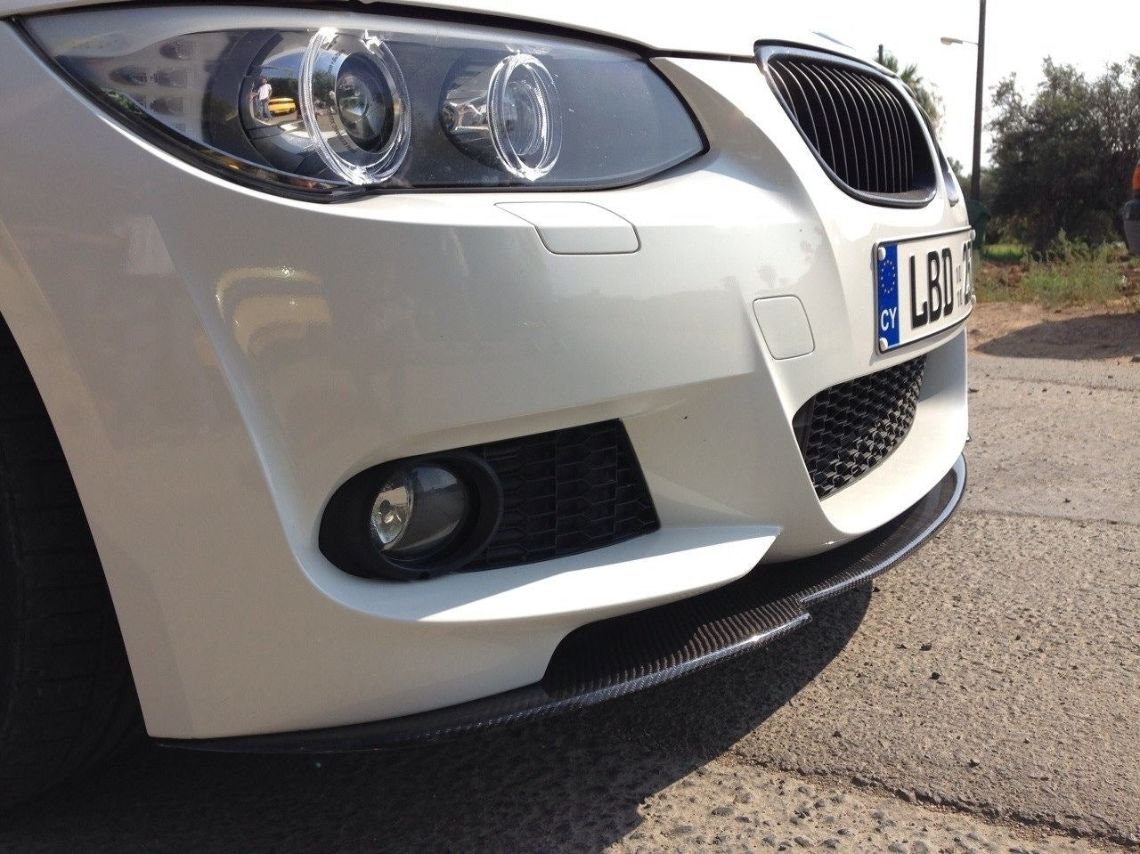 BMW E92-E93 Front Splitter for M Sport Front Bumper, Pre LCI & LCI